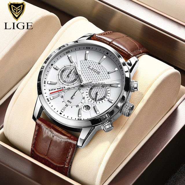 LIGE Mens Watch